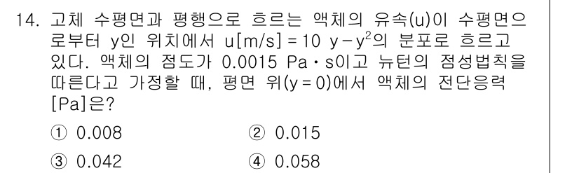 9급_국가직_공무원_화학공학일반 2017년 14번 - 해당 자격증의 핵심 개념을 묻는 객관식 문제