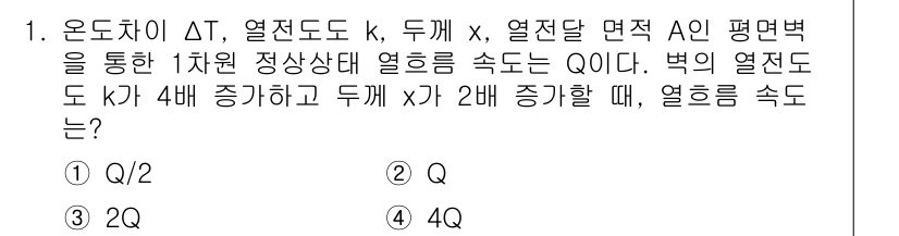 9급_국가직_공무원_화학공학일반 2018년 1번 - 해당 자격증의 핵심 개념을 묻는 객관식 문제