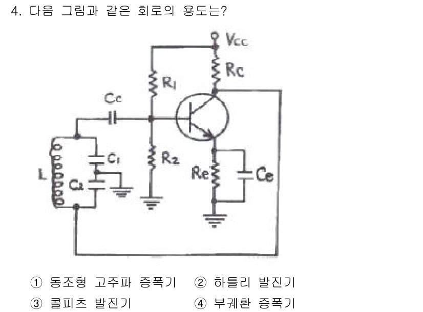철도신호기사 2016년 4번 - 해당 자격증의 핵심 개념을 묻는 객관식 문제