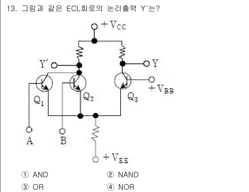 철도신호기사 2017년 13번 - 해당 자격증의 핵심 개념을 묻는 객관식 문제