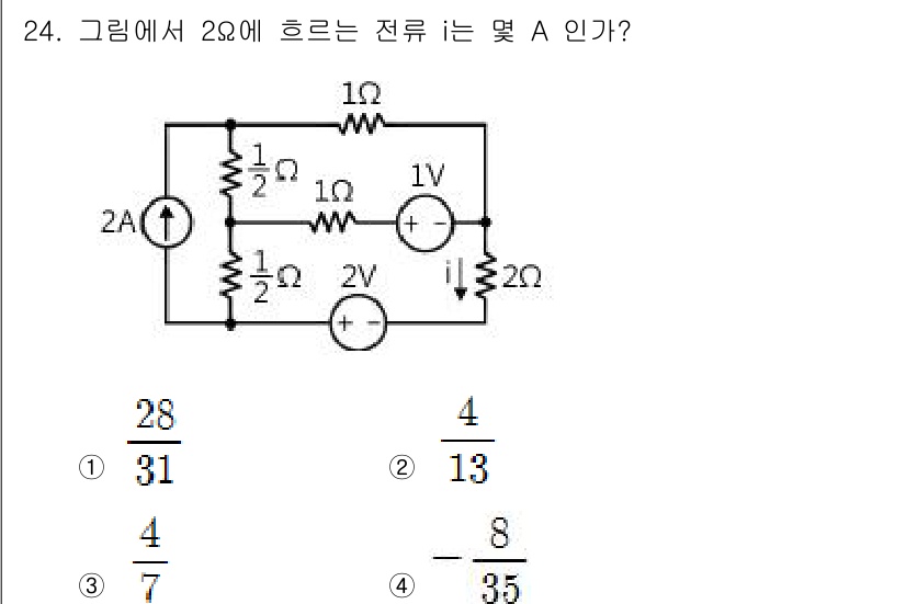 철도신호기사 2018년 24번 - 해당 자격증의 핵심 개념을 묻는 객관식 문제