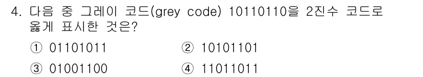 철도신호기사 2019년 4번 - 해당 자격증의 핵심 개념을 묻는 객관식 문제