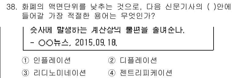 비서_1급 2015년 38번 - 정답은 3번 "리더십 리전"입니다. "리더십 리전"은 팀이나 조직의 리더... 에 관한 핵심 기출문제