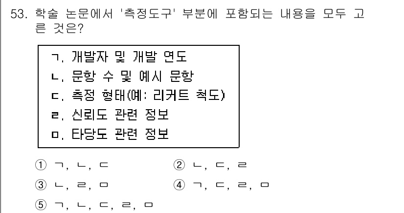 청소년상담사_1급(1교시)(구) 2016년 53번 - 해당 자격증의 핵심 개념을 묻는 객관식 문제