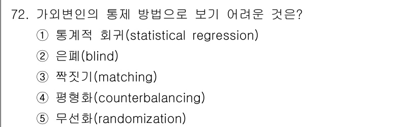 청소년상담사_1급(1교시)(구) 2016년 72번 - 해당 자격증의 핵심 개념을 묻는 객관식 문제