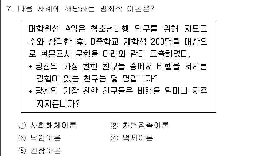 청소년상담사_1급(2교시)(구) 2019년 7번 - 해당 질문은 청소년 상담에서의 친밀감과 비평의 경험을 다루고 있으며, 이... 에 관한 핵심 기출문제