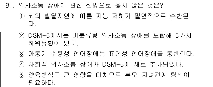 청소년상담사_2급(1교시) 2019년 81번 - 해당 자격증의 핵심 개념을 묻는 객관식 문제