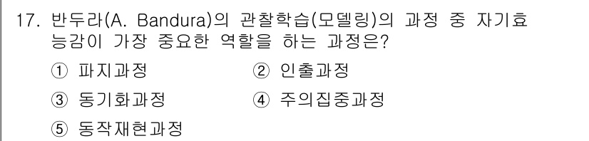 청소년상담사_3급(2교시)(구) 2015년 17번 - 해당 자격증의 핵심 개념을 묻는 객관식 문제