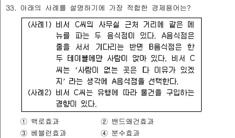 비서_1급 2019년 33번 - 비서 C가 B와의 관계에서 발생하는 주의 요소는 ‘배경효과’로, 이전의 ... 에 관한 핵심 기출문제