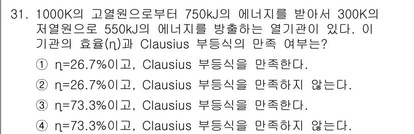 일반기계기사 2019년 31번 - 해당 자격증의 핵심 개념을 묻는 객관식 문제