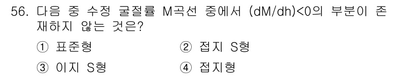 무선설비산업기사 2019년 56번 - . 

정답인 이유는 M-곡선에서 (dM/dh)... 에 관한 핵심 기출문제