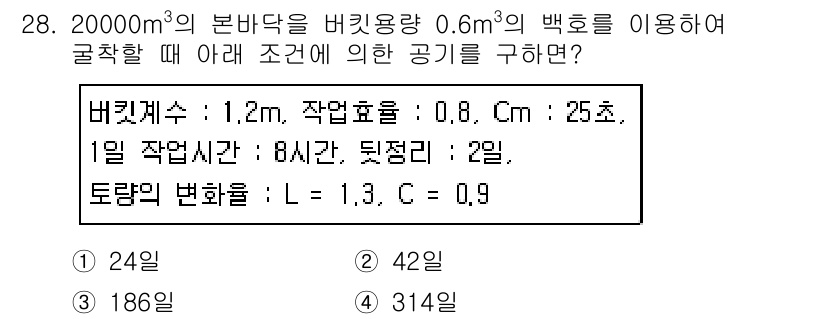 건설재료시험기사 2019년 30번 - 해당 자격증의 핵심 개념을 묻는 객관식 문제