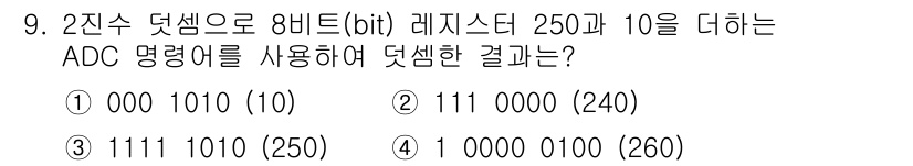 컴퓨터시스템기사(A형) 2019년 9번 - ADC의 역할은 아날로그 신호를 디지털 신호로 변환하는 것이다. 주어진 ... 에 관한 핵심 기출문제