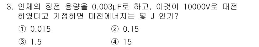 화약류관리산업기사 2015년 3번 - 해당 자격증의 핵심 개념을 묻는 객관식 문제