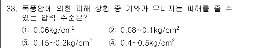 화약류관리산업기사 2016년 33번 - 해당 자격증의 핵심 개념을 묻는 객관식 문제