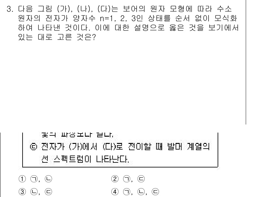 경찰공무원(순경)_과학 2016년 3번 - 주어진 그림에서 원자 A, B, C의 전자 배열을 보면, n=1일 경우 ... 에 관한 핵심 기출문제