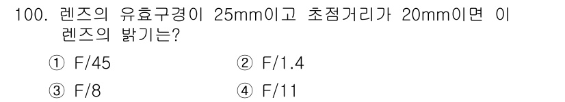 시각디자인기사 2015년 100번 - 해당 자격증의 핵심 개념을 묻는 객관식 문제
