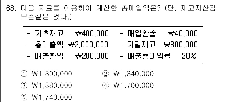 주택관리사보_1차 2019년 68번 - 해당 자격증의 핵심 개념을 묻는 객관식 문제