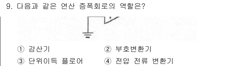 철도신호산업기사 2019년 9번 - 정답은 2번 부하변환기입니다. 주어진 회로는 전압과 전류의 변화를 통해 ... 에 관한 핵심 기출문제