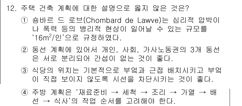 9급_지방직_공무원_건축계획 2016년 12번 - . 송브르 드 로브의 심리적 압박과 폭력 등의 기본적 현상이 일어날 수 ... 에 관한 핵심 기출문제