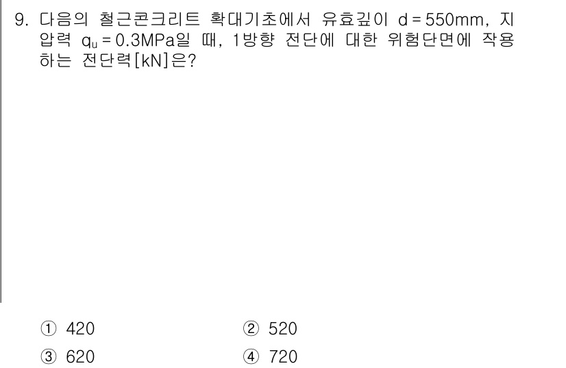 9급_지방직_공무원_토목설계 2015년 9번 - 주어진 조건에서 압력은 지양력으로 인해 발생하며, 이를 바탕으로 전단력을... 에 관한 핵심 기출문제
