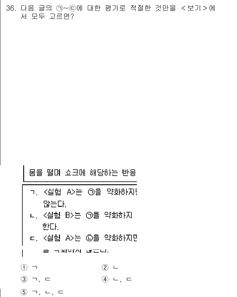 PSAT_언어논리 2020년 36번 - 문제에서 주어진 각 선택지는 주어진 문장에 대한 평가를 적절하게 표현해야... 에 관한 핵심 기출문제