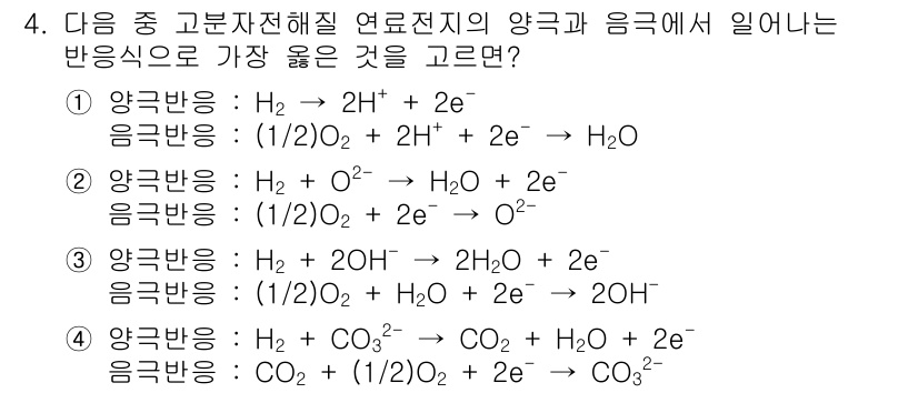 9급_지방직_공무원_서울시_공업화학 2016년 4번 - 이 반응식에서 양극과 음극의 전하 이동이 가장 명확하게 나타나며, 각 반... 에 관한 핵심 기출문제