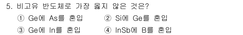 9급_지방직_공무원_서울시_공업화학 2018년 5번 - Si와 Ge는 서로 비슷한 결정 구조를 가지지만, Ge와 As는 비이성적... 에 관한 핵심 기출문제