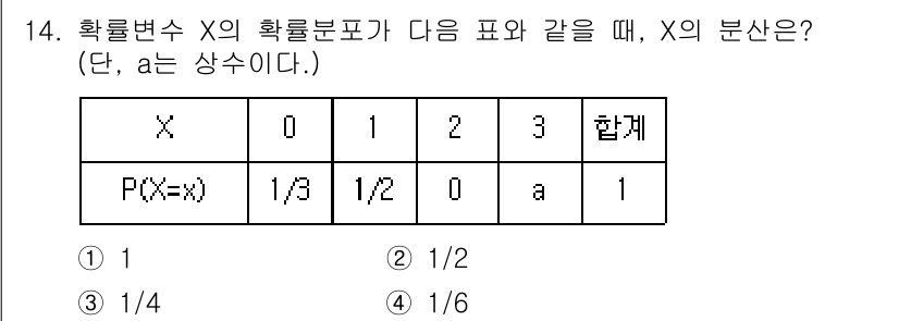 9급_지방직_공무원_서울시_수학(지적) 2018년 14번 - 해당 자격증의 핵심 개념을 묻는 객관식 문제