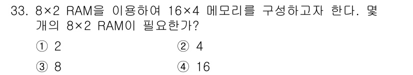 정보처리산업기사 2020년 33번 - 해당 자격증의 핵심 개념을 묻는 객관식 문제