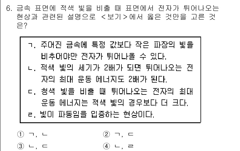 9급_지방직_공무원_과학 2017년 6번 - 주어진 문제는 빛의 파동성과 관련된 현상을 설명하고 있습니다. '2'번 ... 에 관한 핵심 기출문제