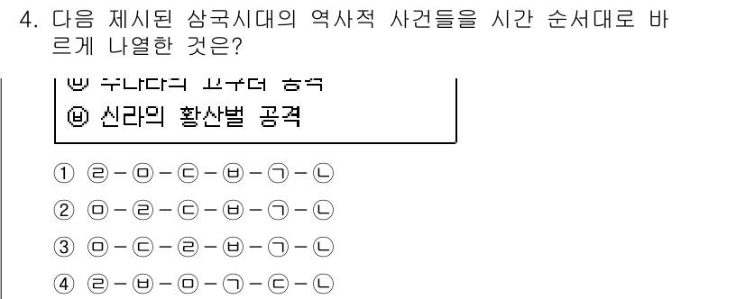 경찰공무원(순경)_한국사 2020년 4번 - ‘신라의 황산벌 공격’ 사건은 삼국시대의 중요한 전투 중 하나로, 신라가... 에 관한 핵심 기출문제