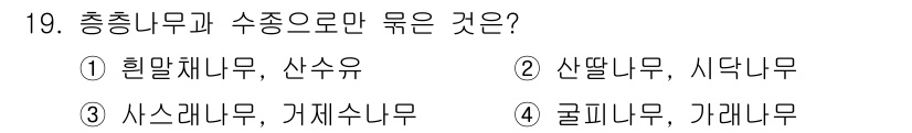 9급_국가직_공무원_조경학 2021년 21번 - 해당 자격증의 핵심 개념을 묻는 객관식 문제