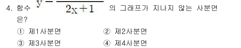 9급_국가직_공무원_수학 2021년 4번 - 주어진 함수 \( y = \frac{2x + 1}{x} \)를 분석해보면... 에 관한 핵심 기출문제