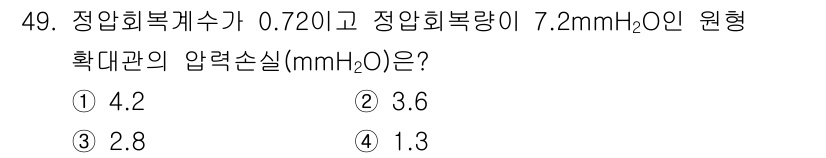 산업위생관리기사 2021년 50번 - 해당 자격증의 핵심 개념을 묻는 객관식 문제