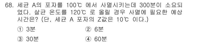 수산물품질관리사_1차 2021년 68번 - 해당 자격증의 핵심 개념을 묻는 객관식 문제