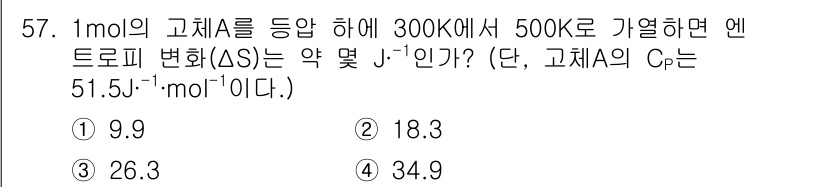 금속재료기사 2021년 58번 - 해당 자격증의 핵심 개념을 묻는 객관식 문제