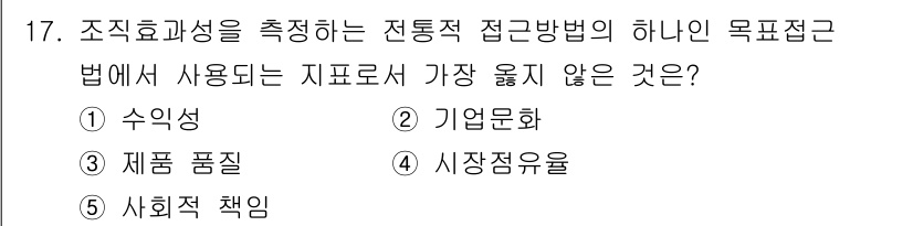 유통관리사_1급 2021년 18번 - 해당 자격증의 핵심 개념을 묻는 객관식 문제