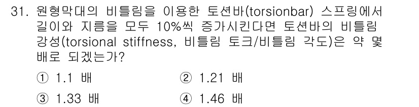 용접기사 2021년 31번 - 해당 자격증의 핵심 개념을 묻는 객관식 문제