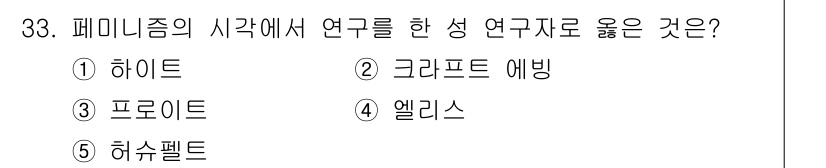 청소년상담사_1급(2교시) 2021년 33번 - 해당 자격증의 핵심 개념을 묻는 객관식 문제