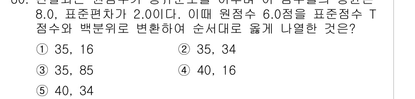 청소년상담사_2급(1교시) 2021년 60번 - 해당 자격증의 핵심 개념을 묻는 객관식 문제