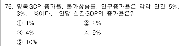 감정평가사_1차_1교시(구) 2019년 74번 - 해당 자격증의 핵심 개념을 묻는 객관식 문제