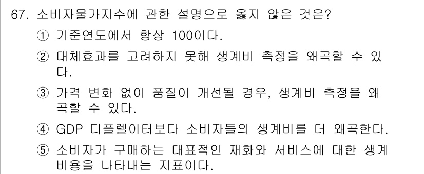 감정평가사_1차_1교시(구) 2021년 66번 - 해당 자격증의 핵심 개념을 묻는 객관식 문제