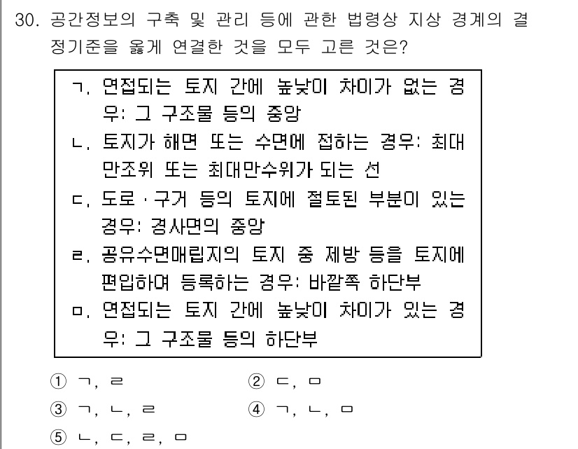 감정평가사_1차_2교시 2016년 30번 - 감정평가에서 "정의"는 토지 및 건물 가치 산정을 위한 주요 기준으로 강... 에 관한 핵심 기출문제