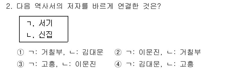 국내여행안내사_1차 2021년 2번 - . 이문진 - 가칠부

이문진은 고흥에서 태어난 작가로, 작품에서 가칠부... 에 관한 핵심 기출문제