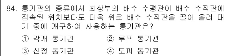 공조냉동기계기사 2016년 84번 - . 신정 통기관

신정 통기관은 유체의 흐름 방향을 조절하여 배수 수직관... 에 관한 핵심 기출문제