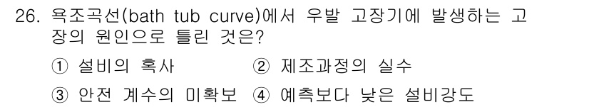 설비보전기사(구) 2017년 26번 - 설비의 흡사가 발생하는 원인은 고장 발생 시 설비의 상태가 급격히 변화하... 에 관한 핵심 기출문제