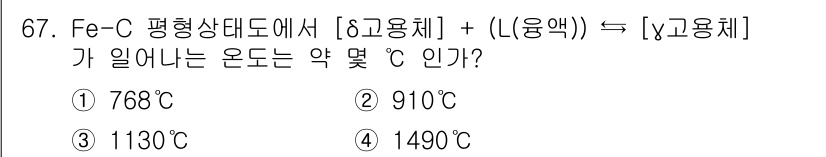 일반기계기사 2022년 67번 - 해당 자격증의 핵심 개념을 묻는 객관식 문제