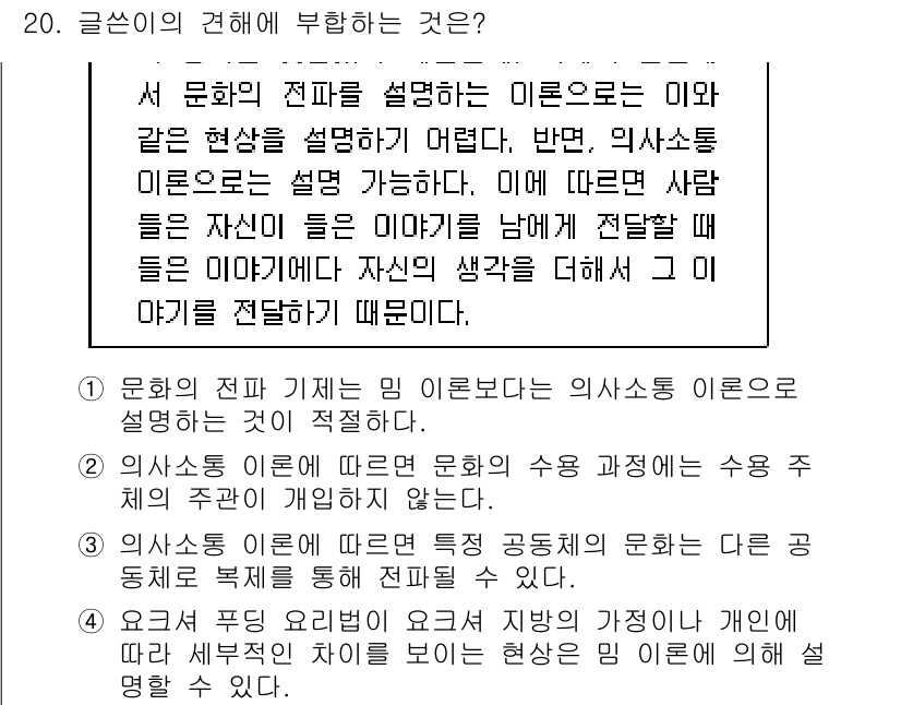9급_국가직_공무원_국어 2022년 20번 - '글쓴이의 견해'는 자신의 생각을 표현하는 방식으로, 의사소통의 기본이 ... 에 관한 핵심 기출문제