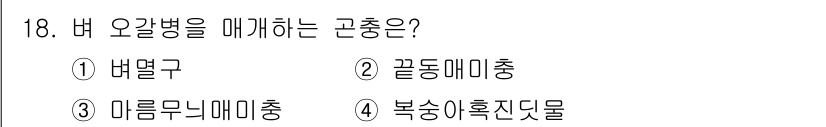 식물보호기사 2022년 18번 - 정답은 2. 꼴동메미충입니다. 이 해충은 버 오갈병의 주요 병원균인 곰팡... 에 관한 핵심 기출문제